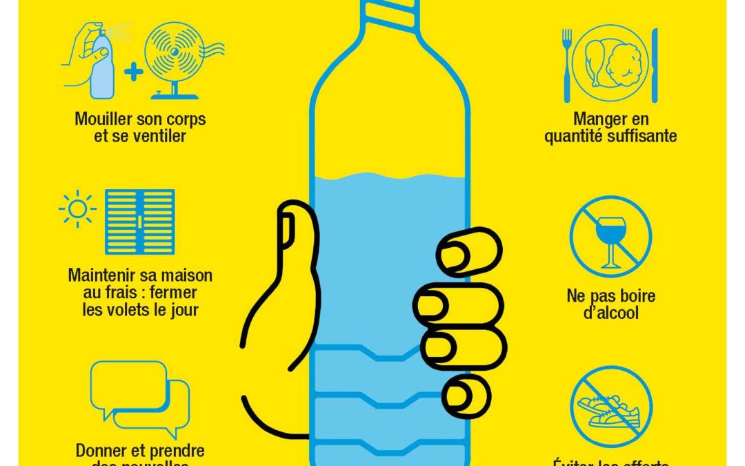 Canicule : adoptez les bons réflexes.