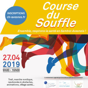 Événement sportif – Samedi 27 avril : Course du Souffle – Ensemble, respirons la santé en Sambre-Avesnois !